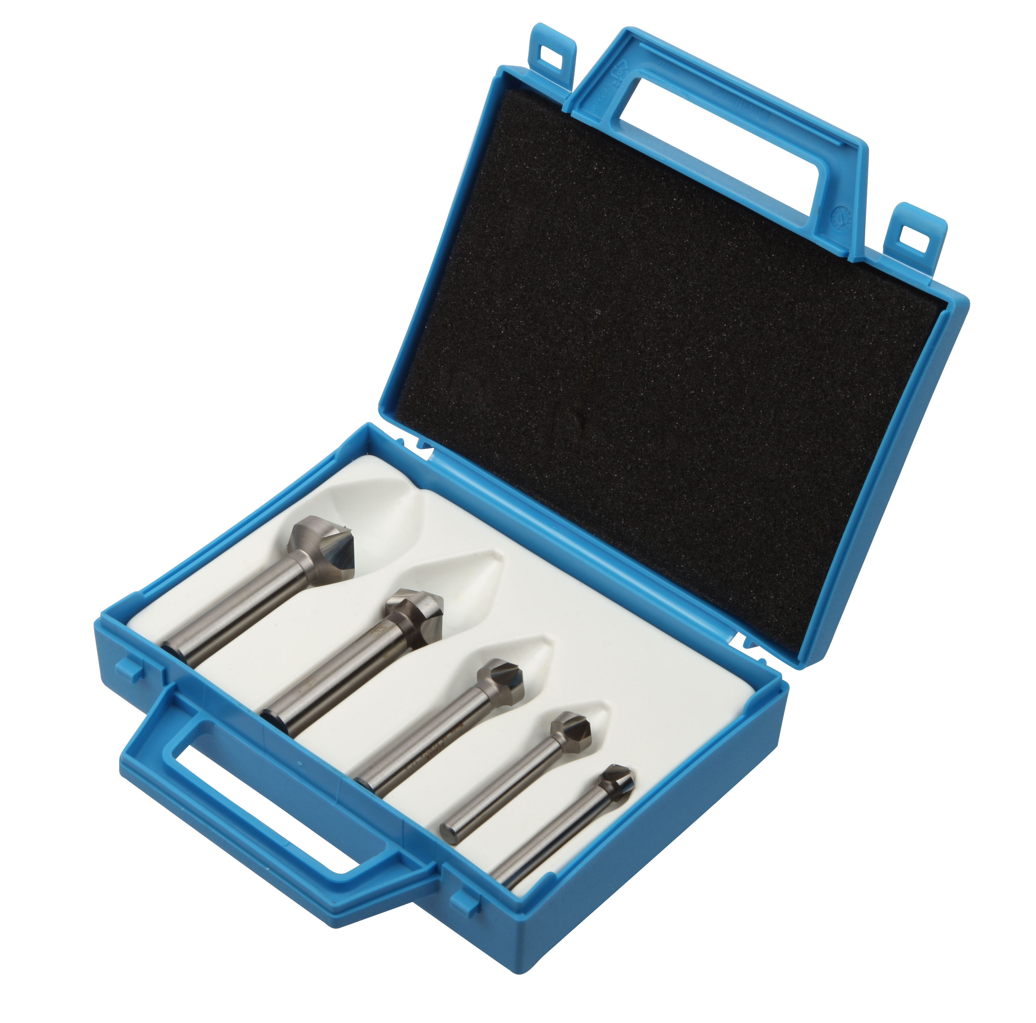 Drilling Conical cutter Set 5pcs HSS countersink 90° DIN 335 - sizes 8,3-10,4-12,4-16,5-20,5mm - 504C.jpg